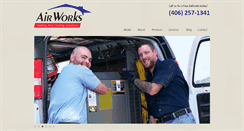 Desktop Screenshot of airworksmt.com